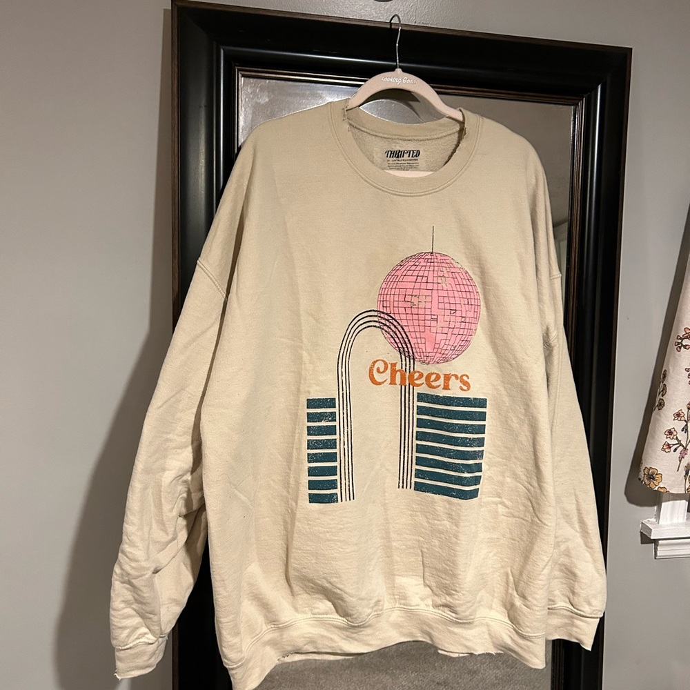 Thrifted brand sweatshirt